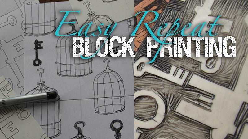 Easy Repeat Block Printing