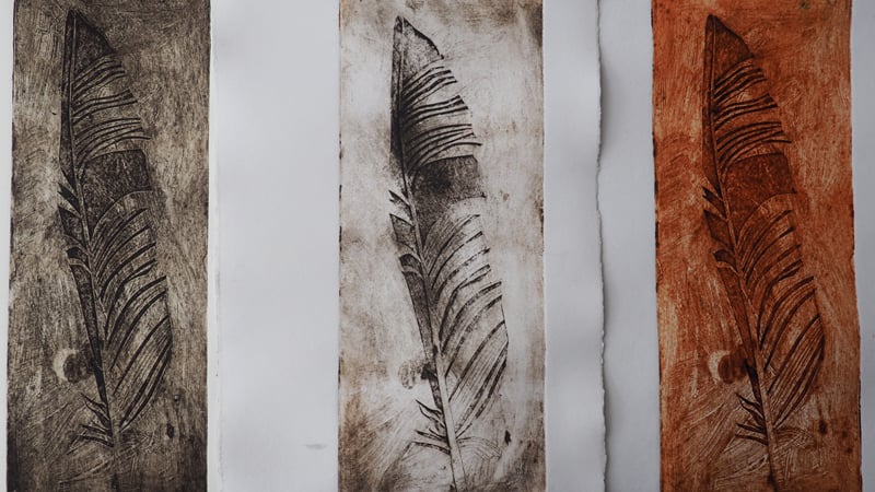 Cardboard Etching