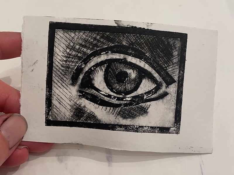 Printmaking Trash to Treasure