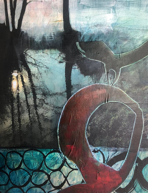 Collage Panels: Glazing Colour