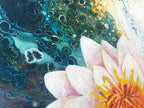 Acrylic Painting on Poured Backgrounds