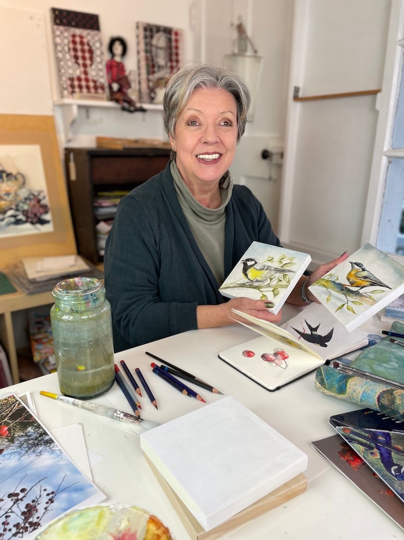 Painting with Pencils - Birds