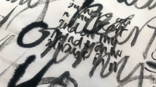 Text on Textiles: Handwriting