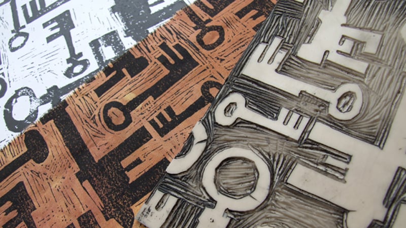 Easy Repeat Block Printing
