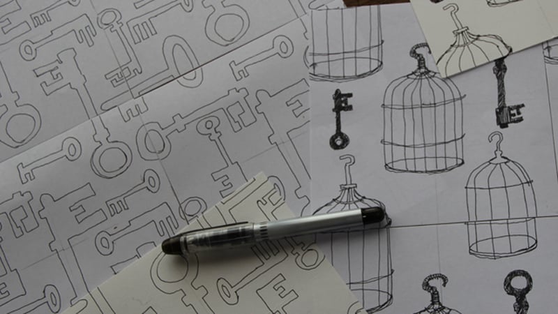 Easy Repeat Block Printing