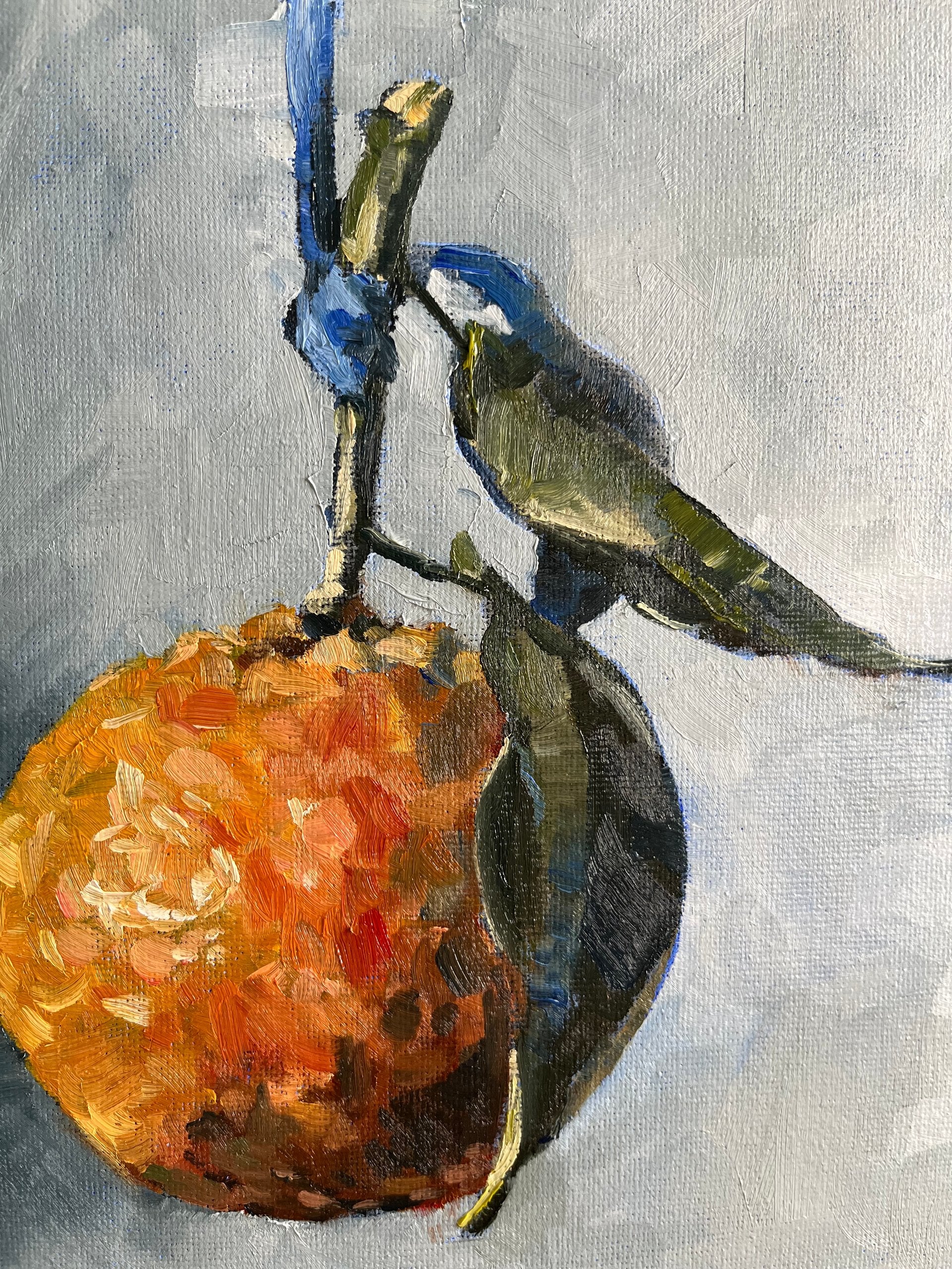 Paint-along: Paint a Tangerine in Oils/Acrylics