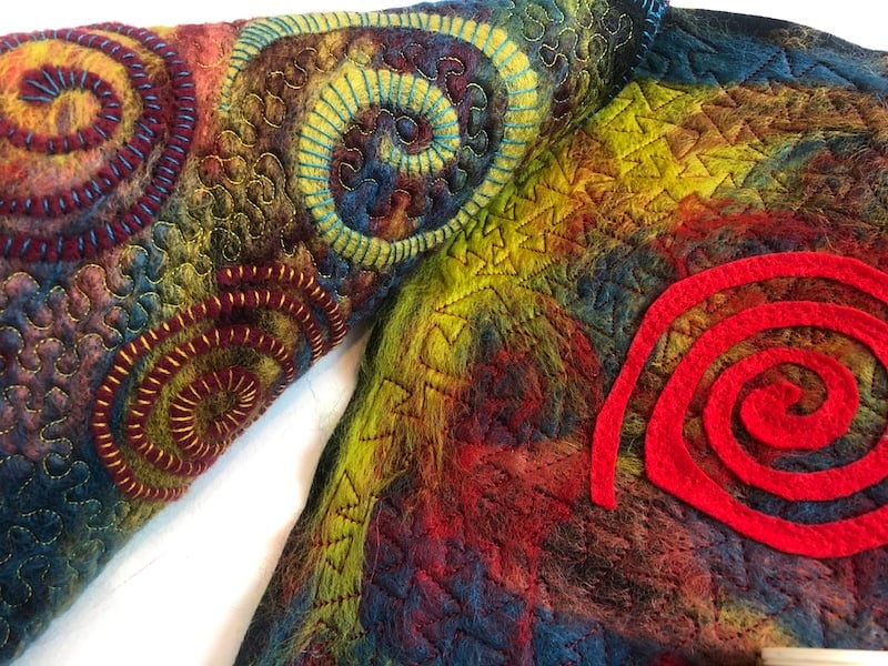 Needlefelting The Spirals Bag