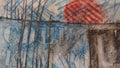 Screenprinted Drawings on Fabric