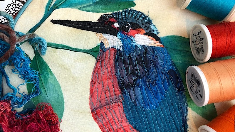 Embroidered Kingfisher