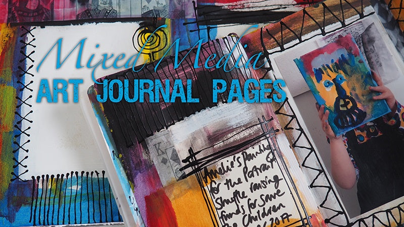 Mixed Media Art Journal Pages