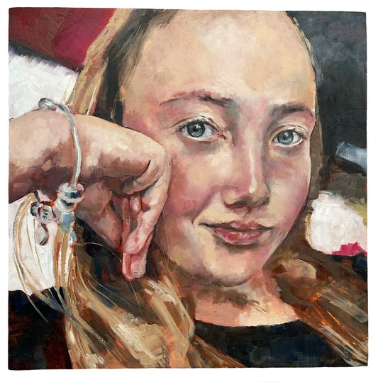 Portrait with a Charm Bracelet