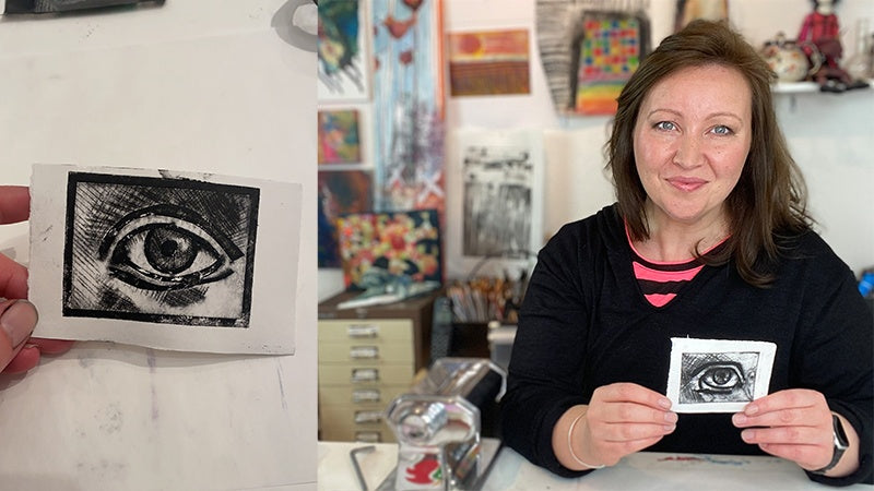 Printmaking Trash to Treasure