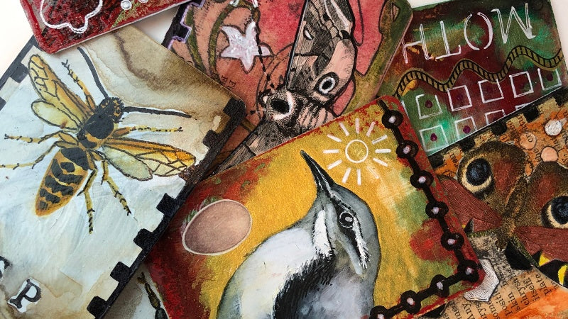 ATCs Tracing and Painting