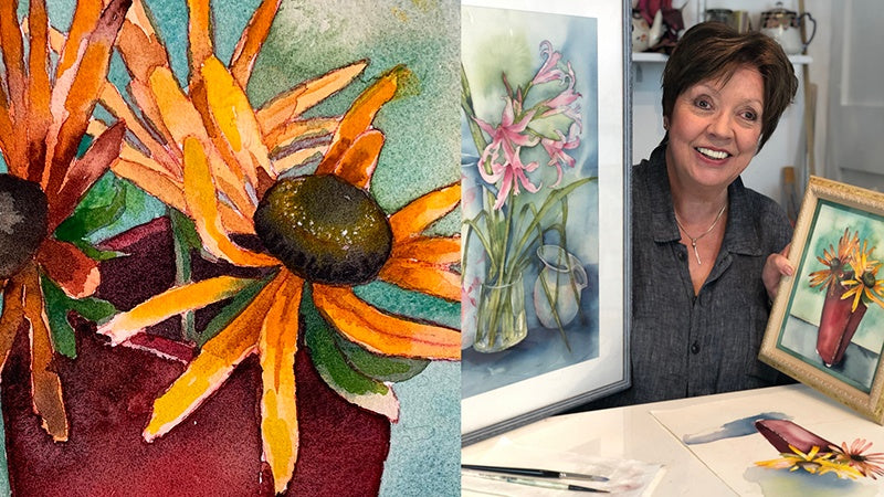 Watercolour Flower Painting