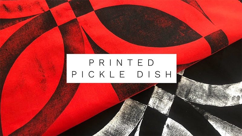 Printed Pickle Dish Quilt