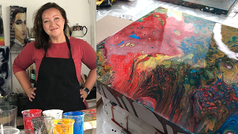 Introduction to Acrylic Paint Pouring