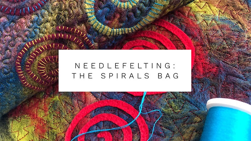Needlefelting The Spirals Bag