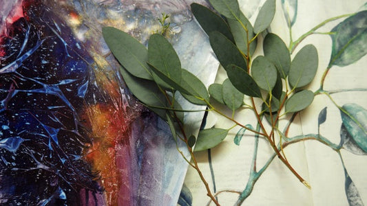 Painterly Leaves and Texture