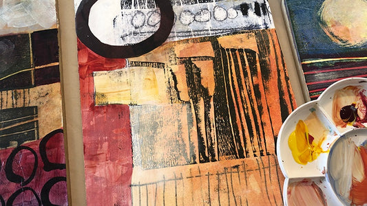 Monoprint and Painting