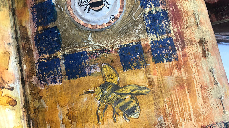 Altered Book Flip-through Art is Food