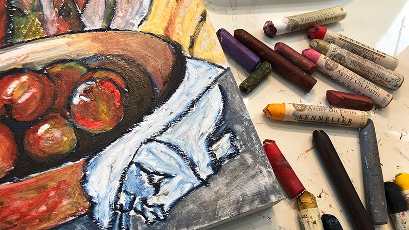 Painting with Oil Pastels: Still Life