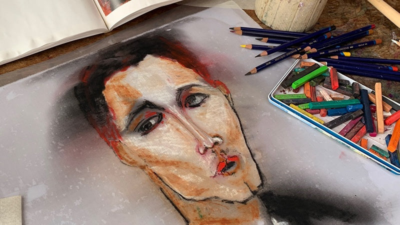 Inktense Portraits
