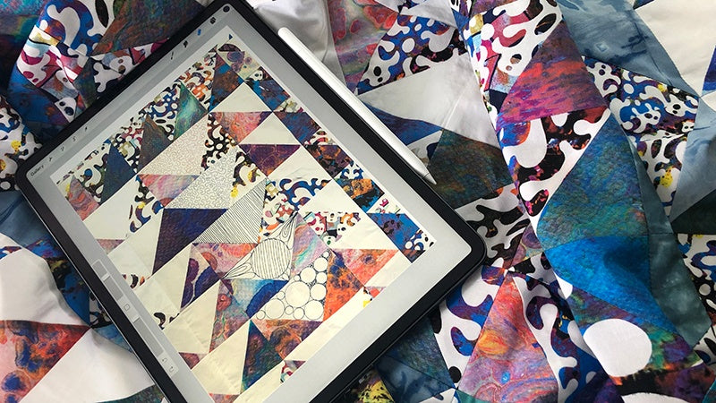Sketching Quilting on the iPad